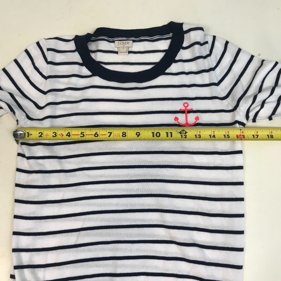 Striped Nautical  top crewneck 3/4 sleeved - Picture 6 of 7